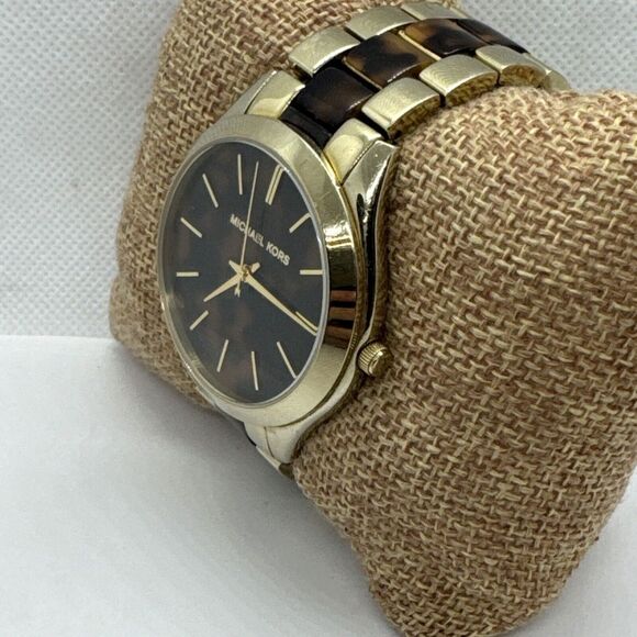 Michael Kors Slim Runway MK4284 Women\'s Two Tone Analog Dial Quartz Watch JNA246 main image 4